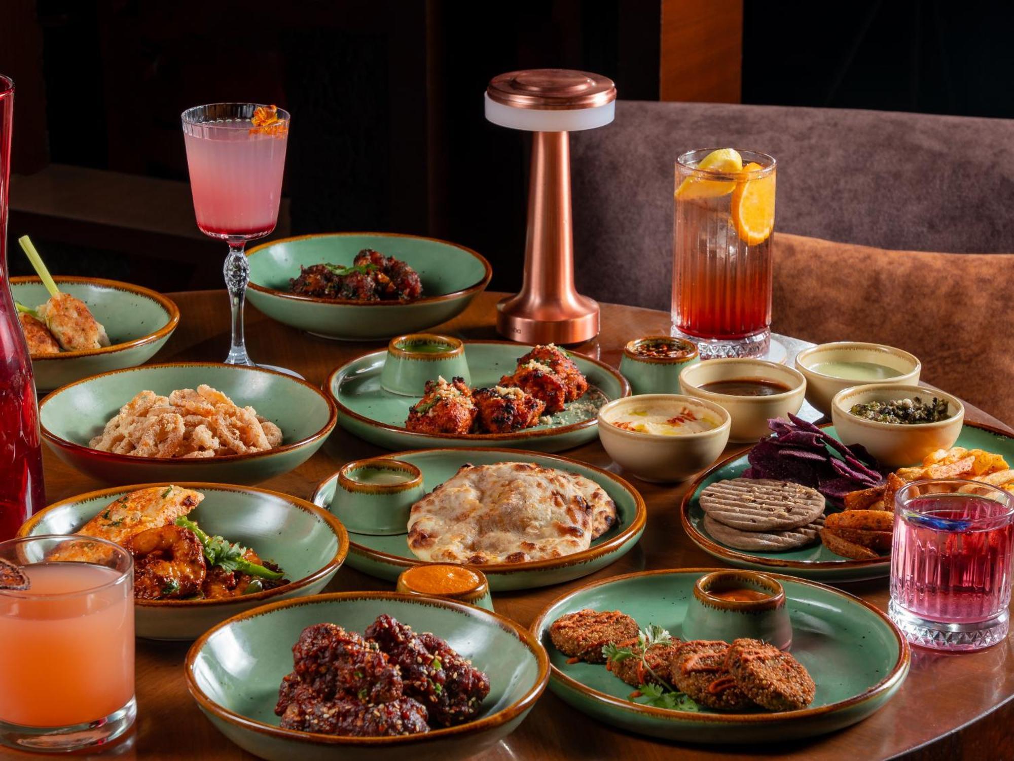 Hyatt Pune Exterior foto A selection of small plates at a restaurant in Mumbai, India